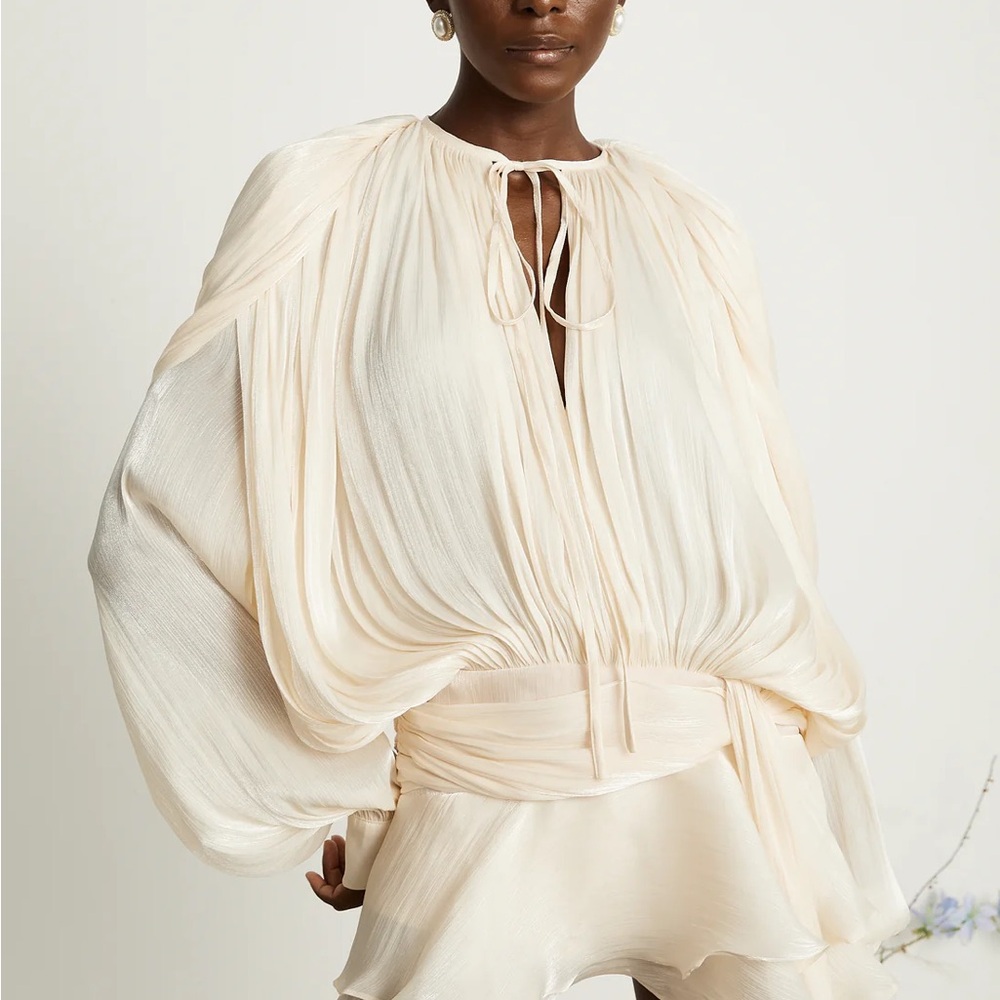 Eugenie mini dress in neutral